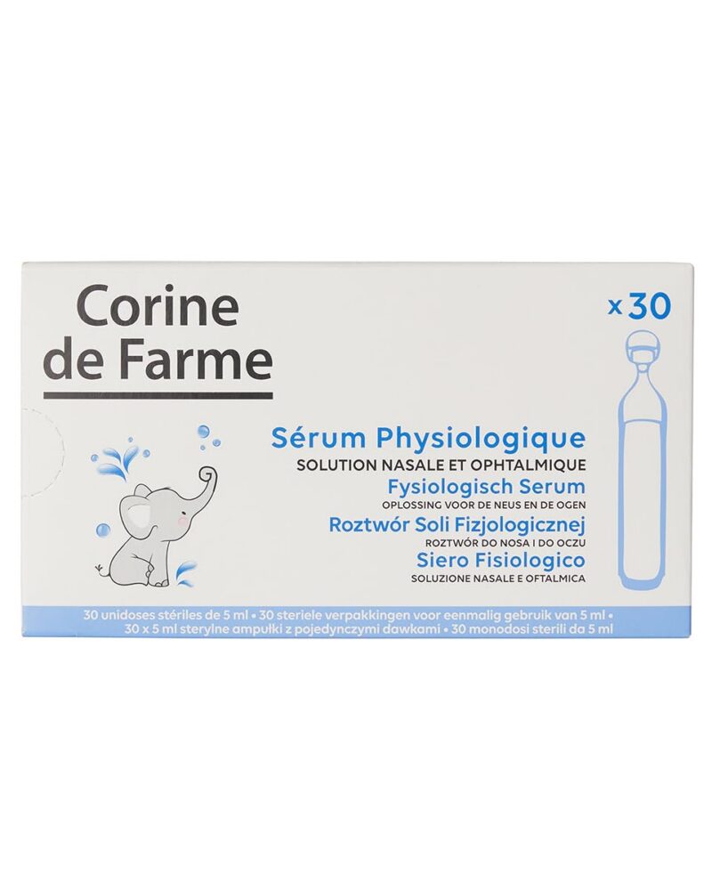 Corine de Farme füsioloogilise lahuse ampullid