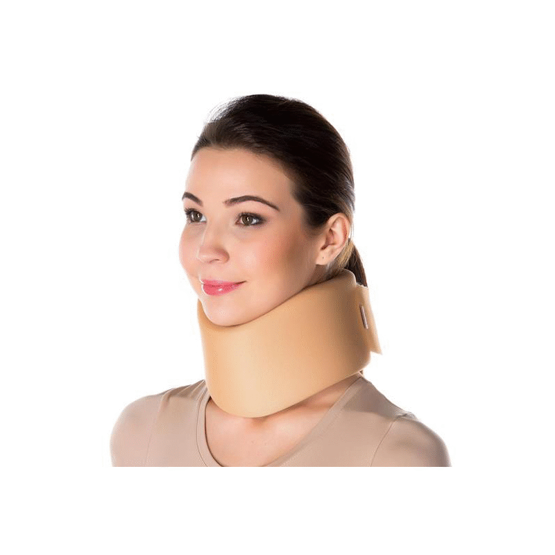 Anatoomilise kujuga pehme kaelatugi kaela vigastuste korral.