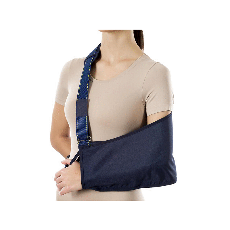 Õlga ja küünarliigest fikseeriv rippside vöörihmaga kipsis käe toetamiseks või ajutiseks käe fikseerimiseks ja toetamiseks.