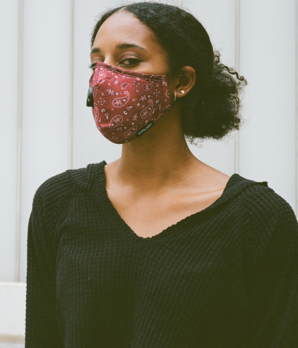 Supalabs korduvkasutatav mask täiskasvanutele. Korduvkasutatav mask pakub kaitset kahjulike õhus leiduvate ärritajate ja saasteainete eest, mis võivad põhjustada terviseprobleeme.