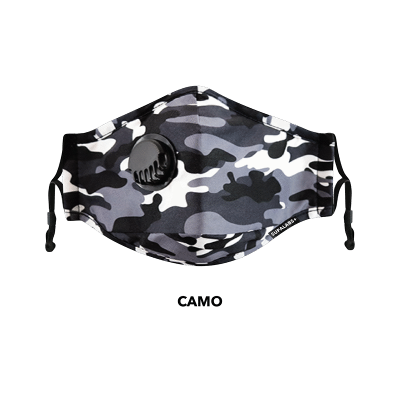 Supalabs korduvkasutatav mask täiskasvanule (camo)