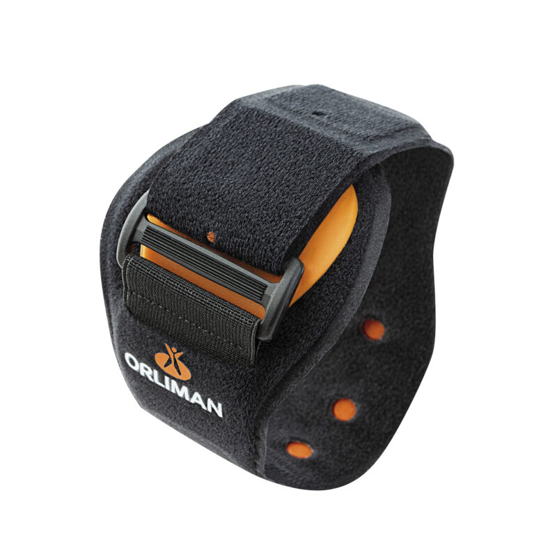 Orliman epikondüliidi ortoos friktsioonipadjaga aitab vähendada lihaskoormust.