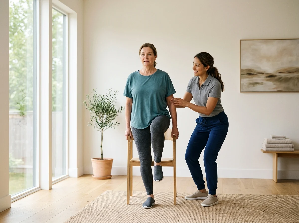 Juhendatud taastusravi harjutus